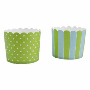 STÄDTER Muffinform Cupcake Maigrün-Himmelblau Maxi 12 Stück